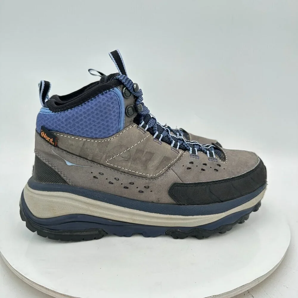 Hoka One One Tor Summit Mid Women Size 7 1008983-SGHY Steel Grey Hydrangea Shoes